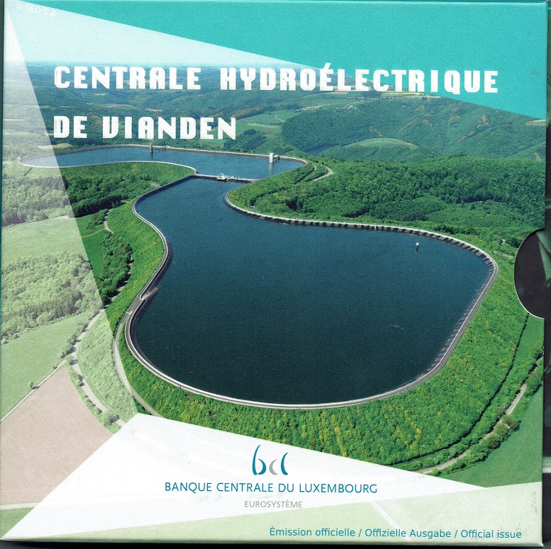 2,5 Euro Luxemburg 2018 HYDROÉLECTRIQUE in Vianden in blister (afbeelding voor) 2,5 Euro Luxemburg 2018 HYDROÉLECTRIQUE in Vianden in blister